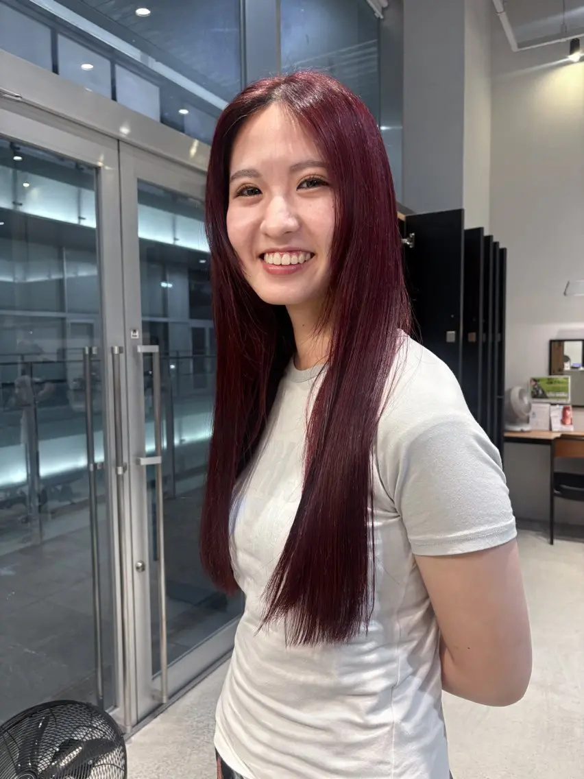 ロング カラー 髪質改善 ヘアカラー 艶カラー🪽/ 市來心優のヘアスタイル