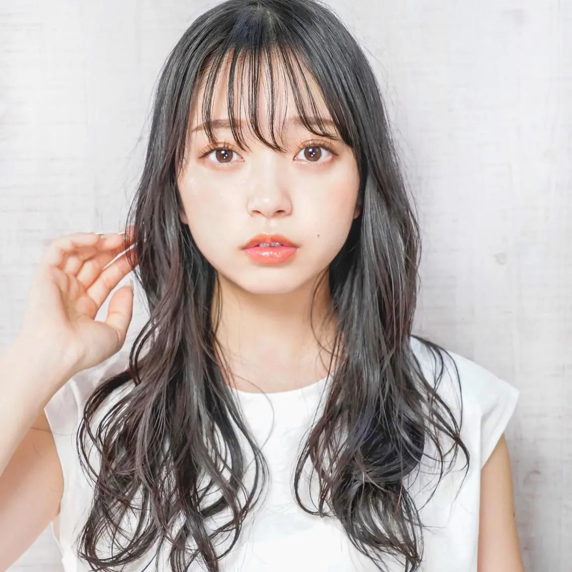 ロング カラー 学生 ロング トリートメント 韓国ヘア☁️ mitsukiのヘアスタイル