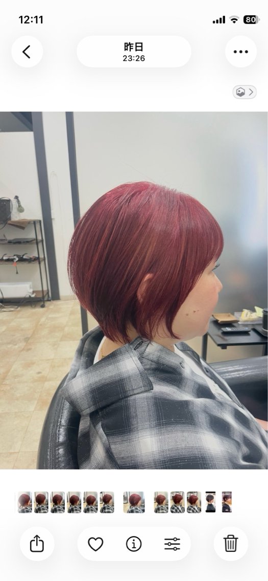 ショート ショートヘア ノ イ ルのヘアスタイル