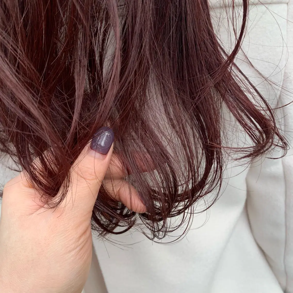 ロング カラー ピンクカラー 韓国×髪質改善特化 💍maki💍のヘアスタイル