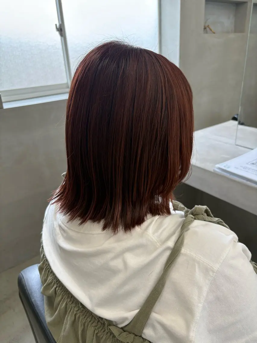 ミディアム カラー りな /モデル募集中のヘアスタイル