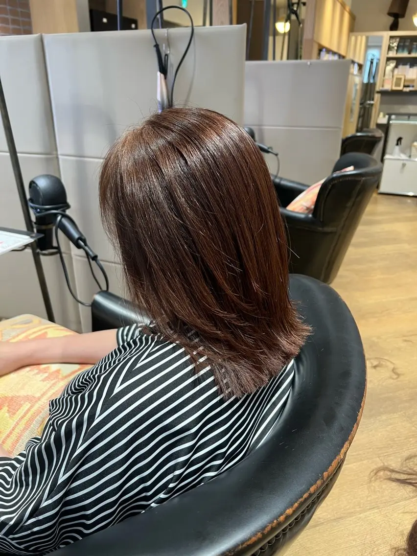 ミディアム 顔周りカット レイヤーカット カット archive アスカのヘアスタイル