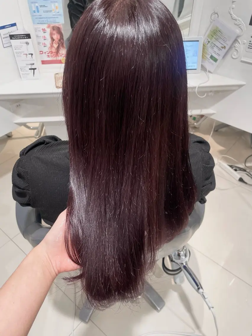 セミロング 松本 凪沙のヘアスタイル