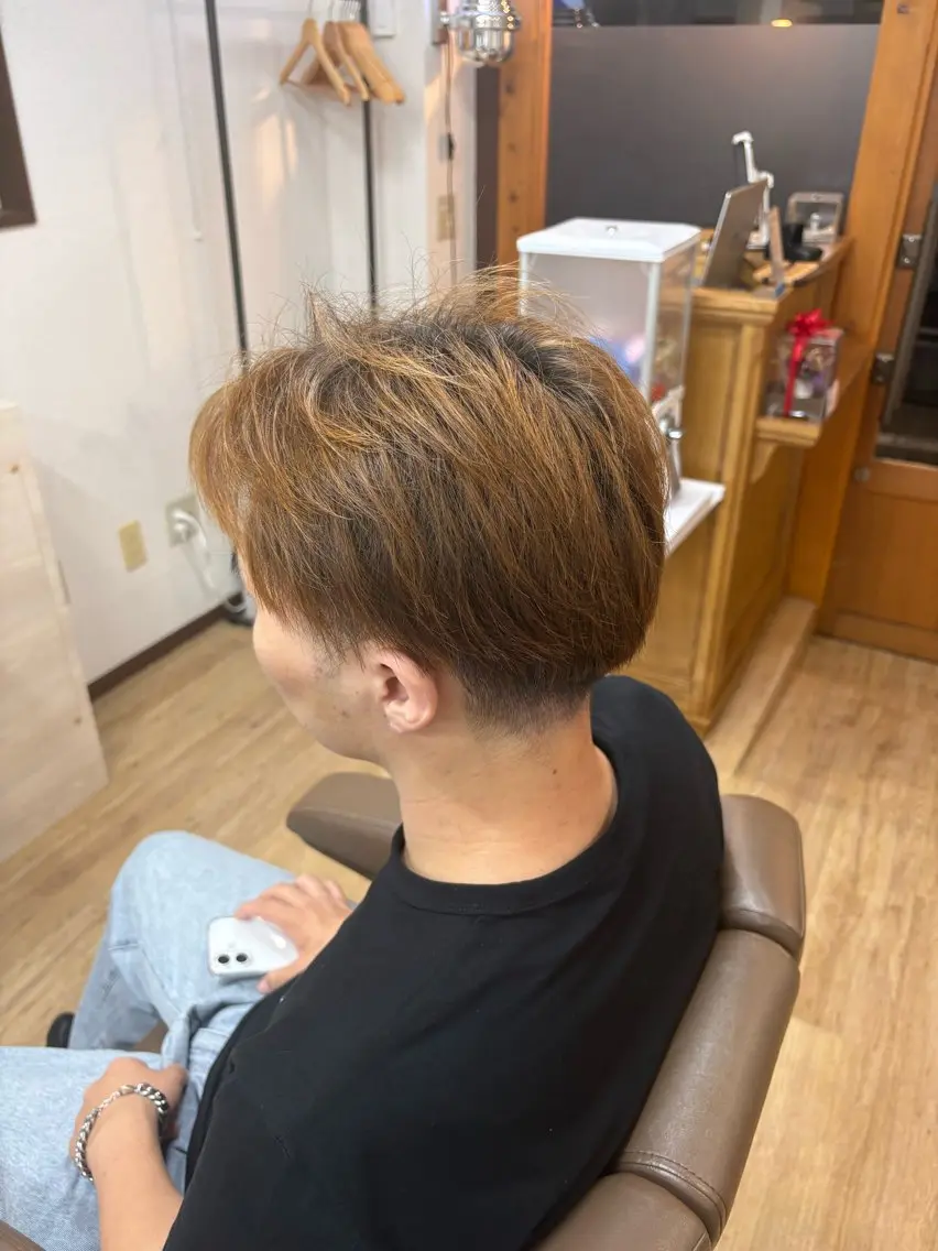 メンズ センターパート 刈り上げ 長谷川 がおのヘアスタイル
