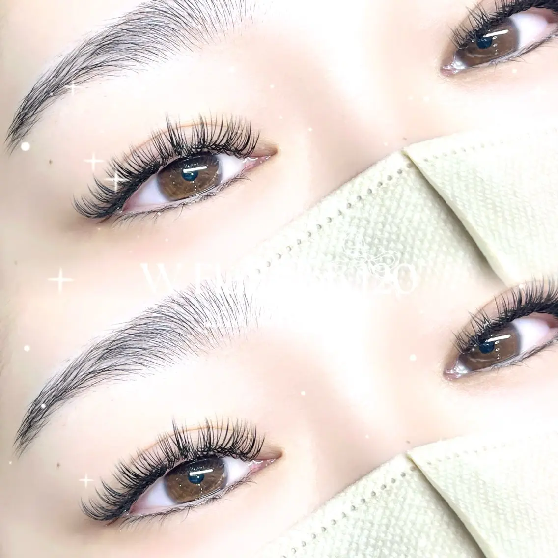マツエク・マツパ フラットラッシュ eyelash Ronguiのマツエク・マツパデザイン