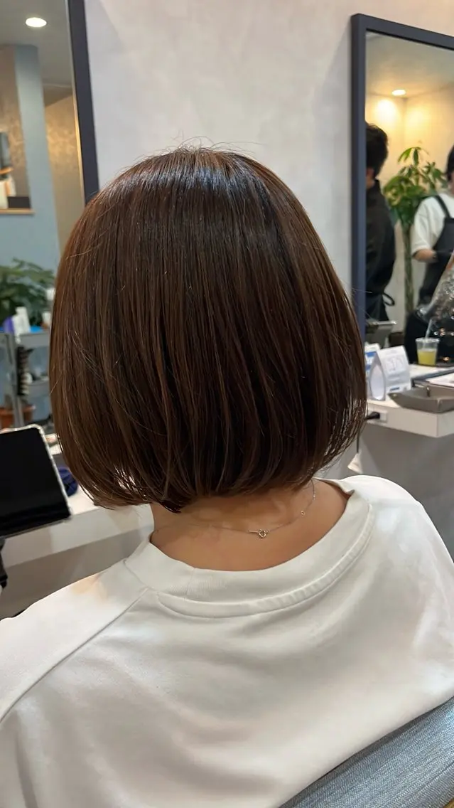 ミディアム ボブ 堀井 政輝のヘアスタイル