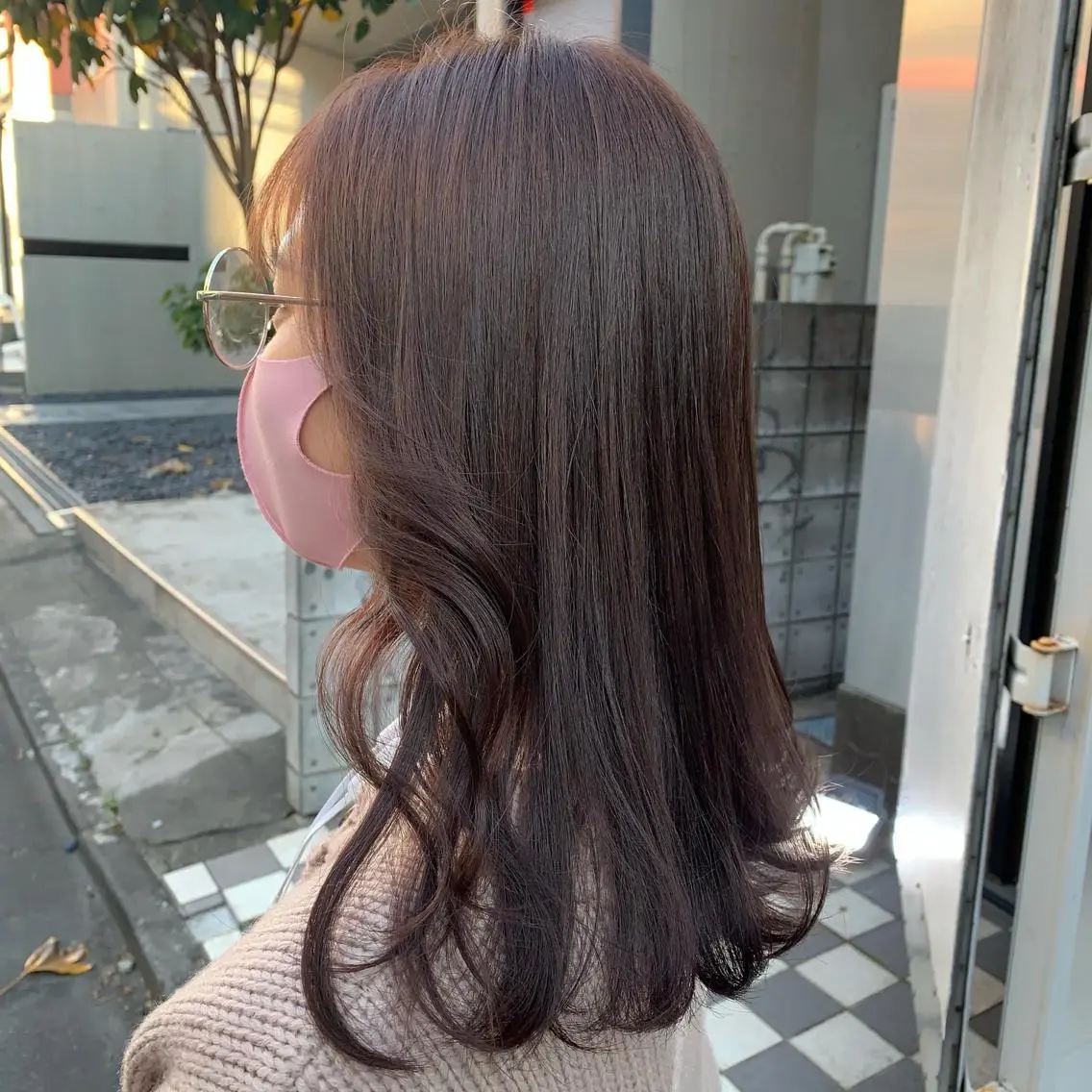 ロング カラー 透明感カラー 赤みゼロ/透明感 カラー🌿KANTAのヘアスタイル