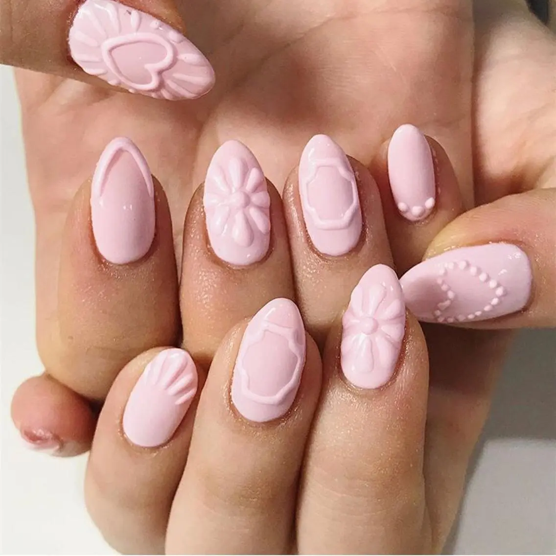ネイル 渋谷／チップ長さ出し 👑アプレgel-xのネイルデザイン