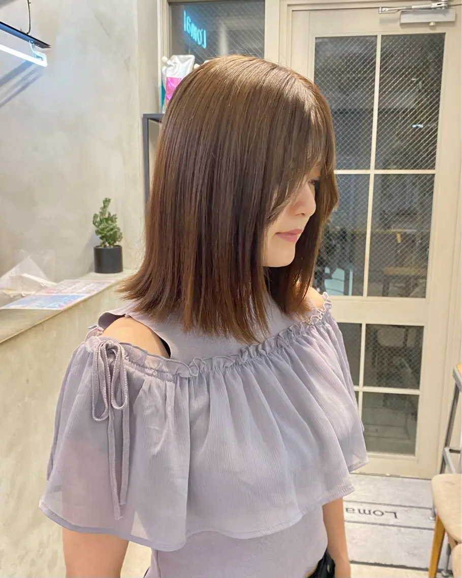 ミディアム カラー noa/ 渋谷のヘアスタイル