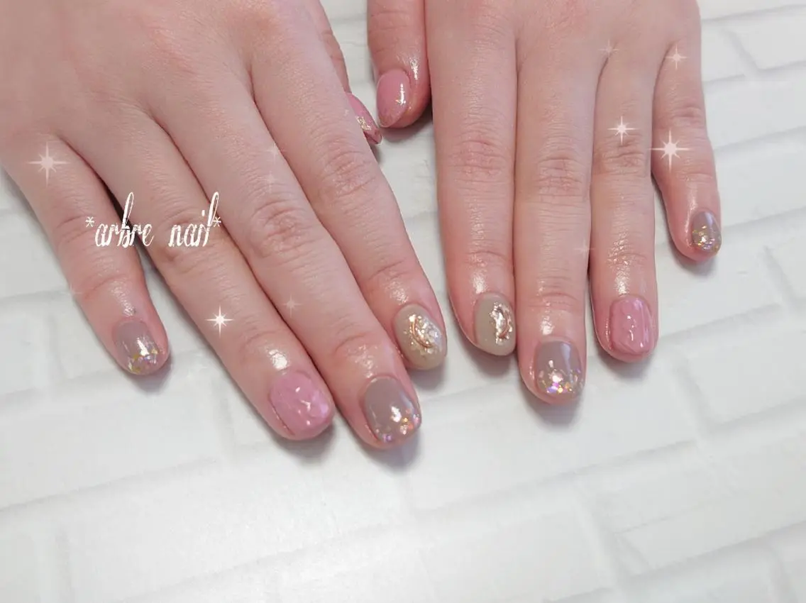 ネイル ✯.。 arbre  nail 。✯.のネイルデザイン