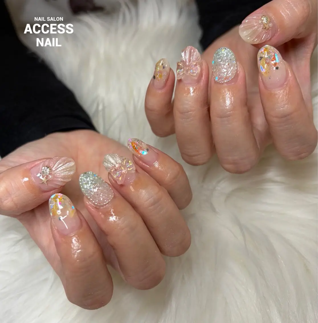 ネイル access nailのネイルデザイン