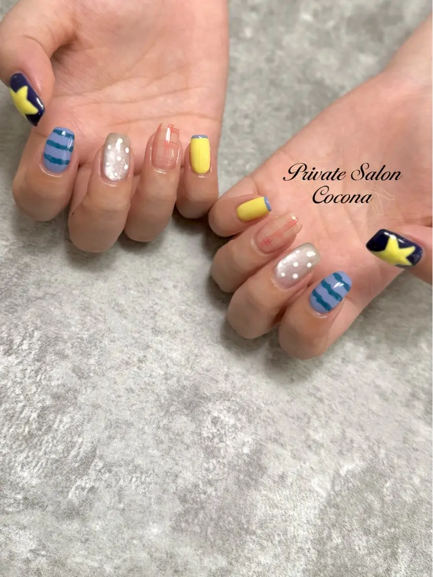 ネイル 持ち込み フットネイル プライベートサロン nailcoconaのネイルデザイン