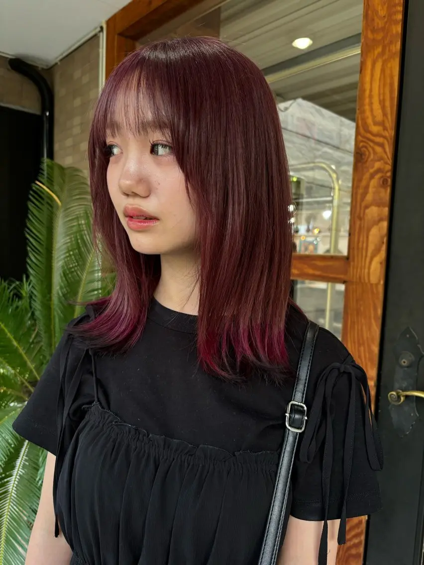 ミディアム カラー なぎ🌿.∘[ボブ, ニュアンスカラー]のヘアスタイル