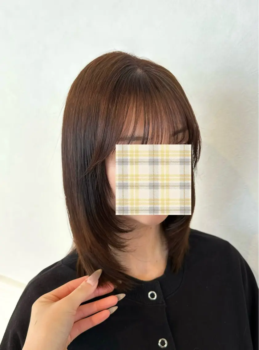 カット トリートメント 透明感ブリーチなし Wカラー / 田村のヘアスタイル