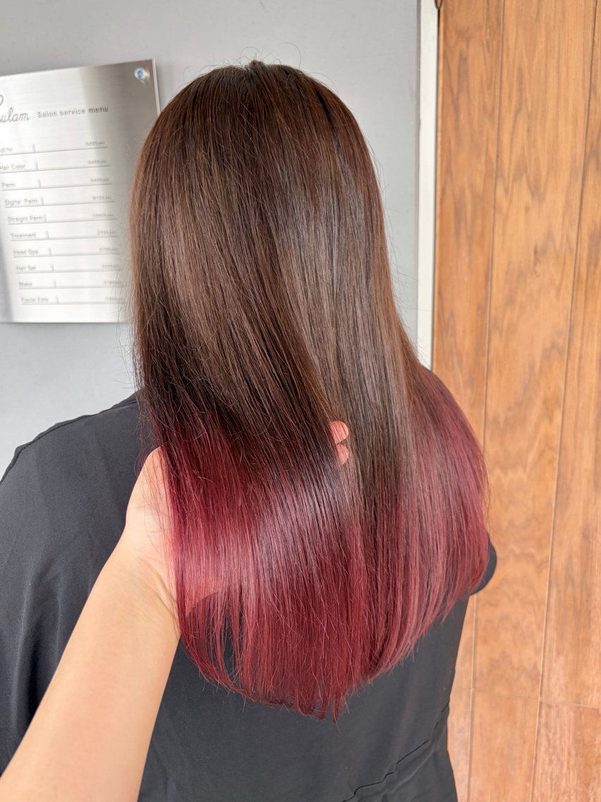 ロング カラー ショートボブ ベージュカラー ブリーチ 透明感カラー ブリーチなしカラー fulam － KAEDEのヘアスタイル