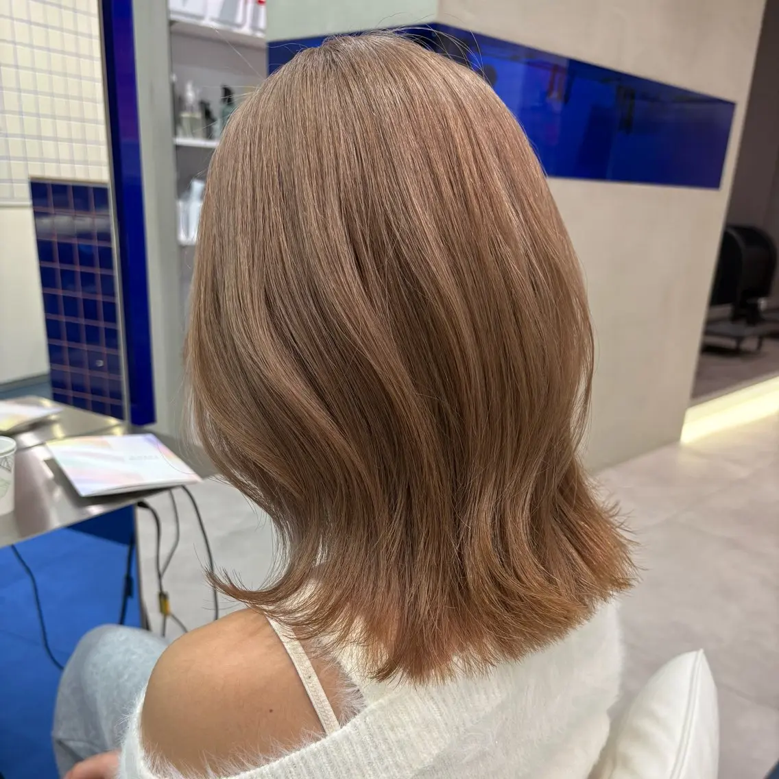 ロング カラー 似合わせピンクカラー 🎀/朋美のヘアスタイル