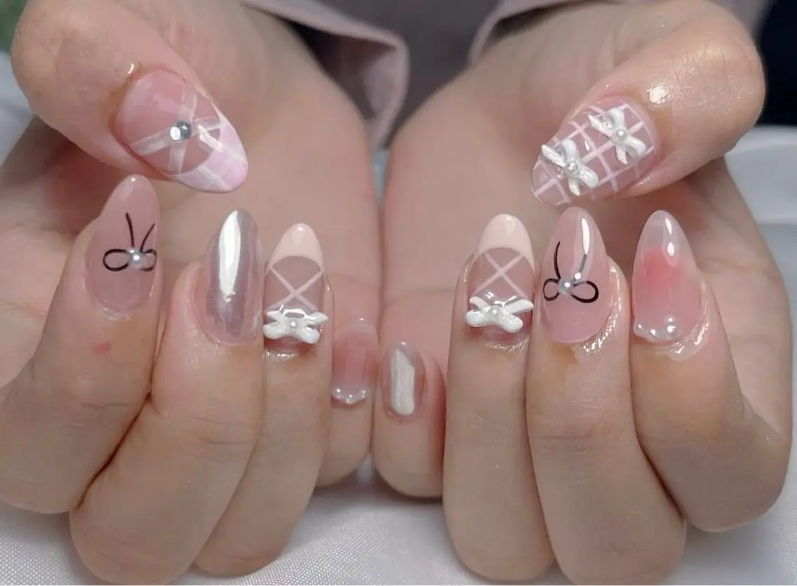 ネイル ハンドネイル ╹◡╹MimoEye lash🌻Nailのマツエク・マツパデザイン