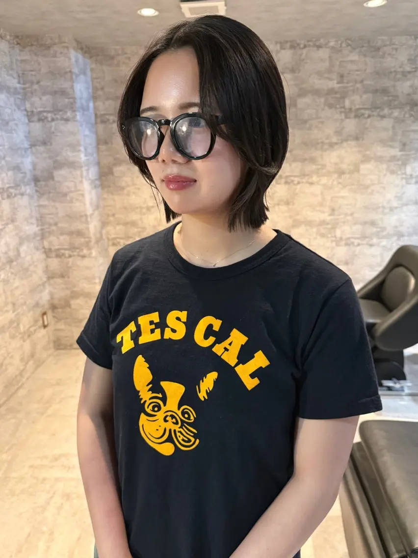 ショート カラー パーマ カット ヘアカラー 縮毛矯正 トリートメント mai / linoah˚✧のヘアスタイル