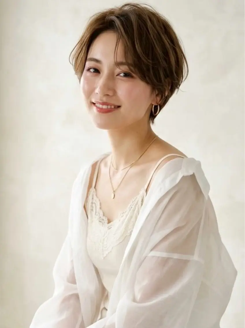 ショート Anji 🎀 riche eyeのヘアスタイル