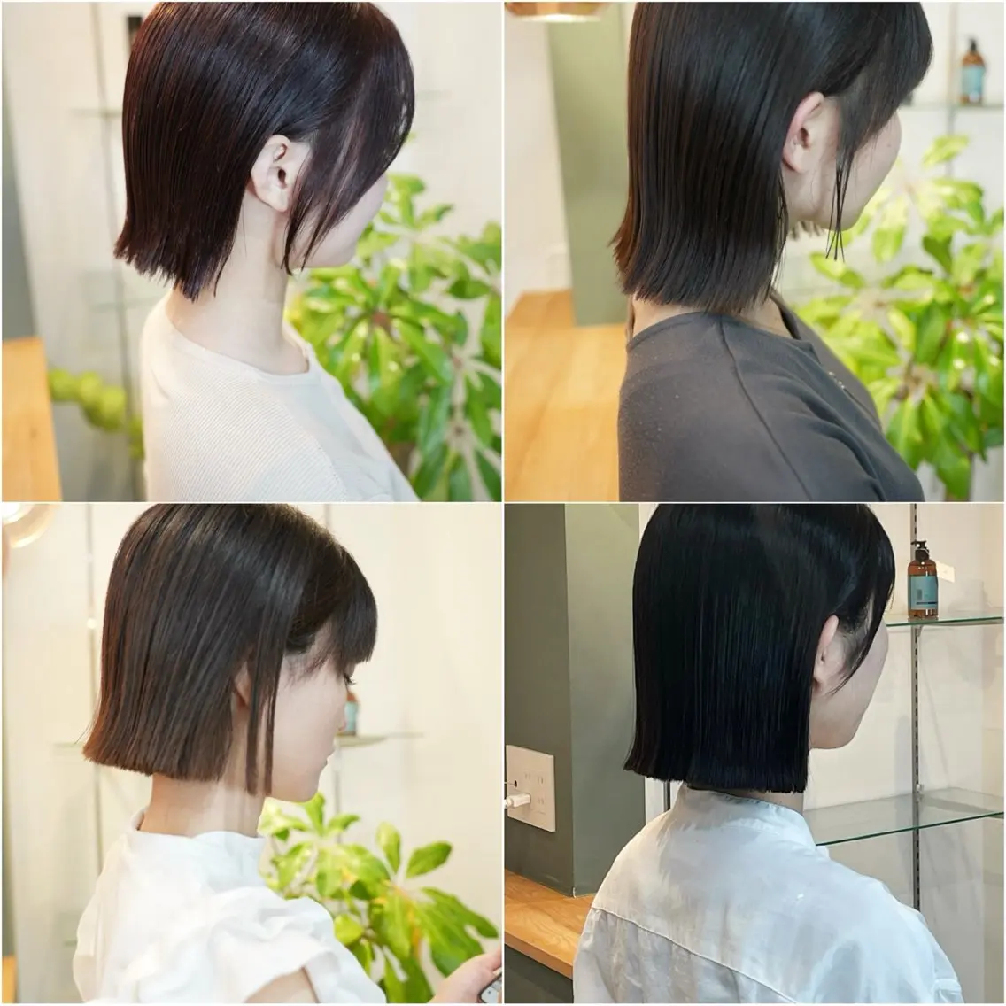 ショート ボブ 外ハネヘア 福井 悠のヘアスタイル
