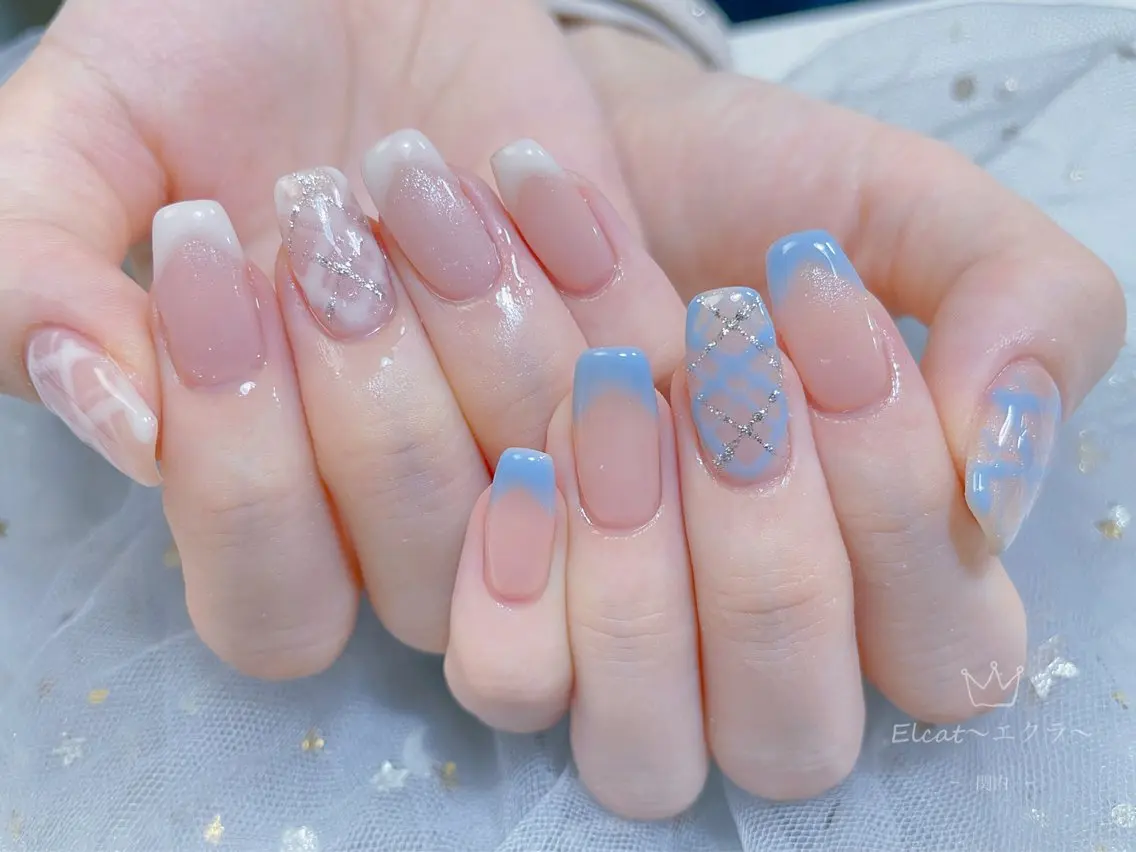 ネイル ハンドネイル ハンドケア ネイルサロンエクラ 🫧Shizukaのネイルデザイン