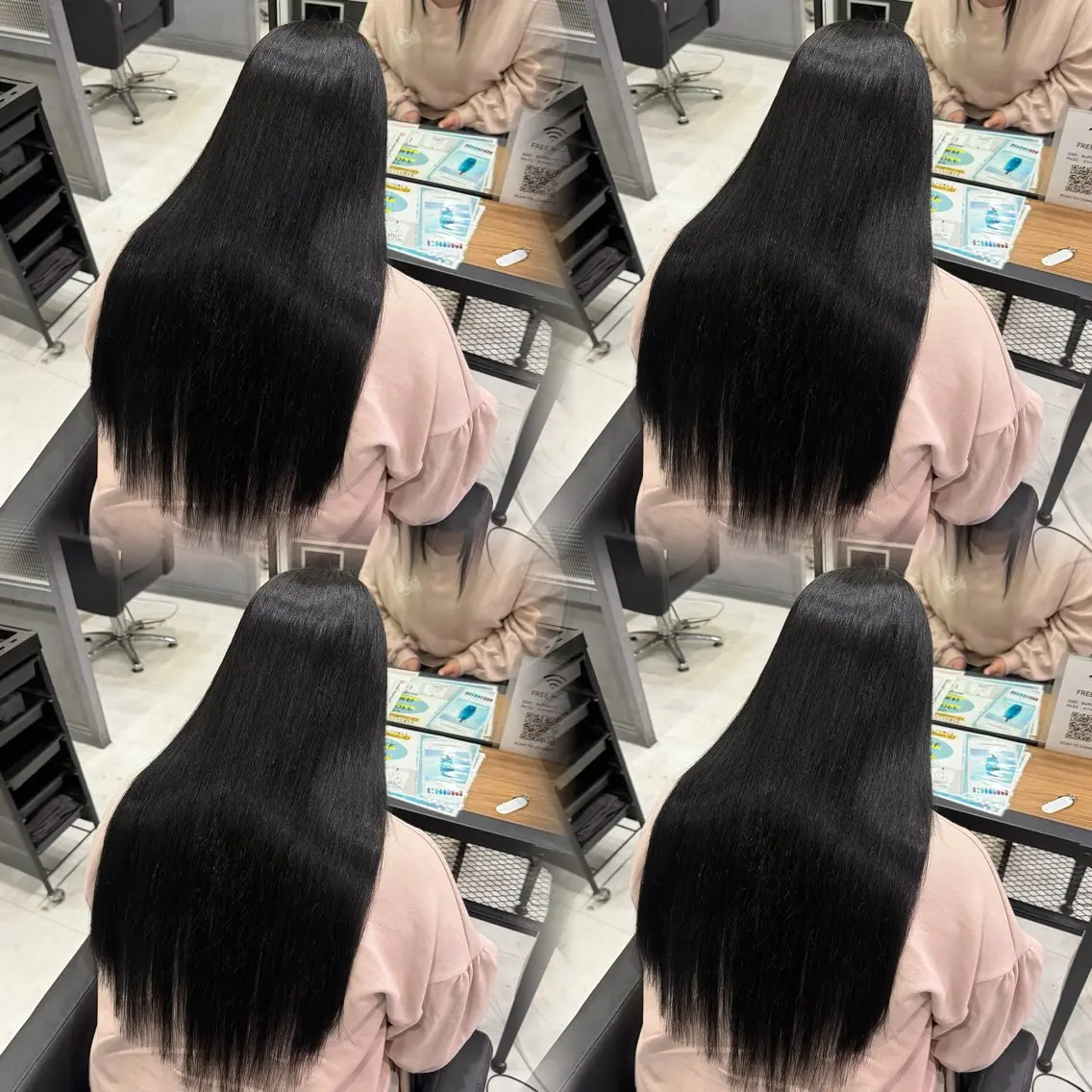 ロング カラー 🦋REISA🦋 エクステ×ハイトーンのヘアスタイル