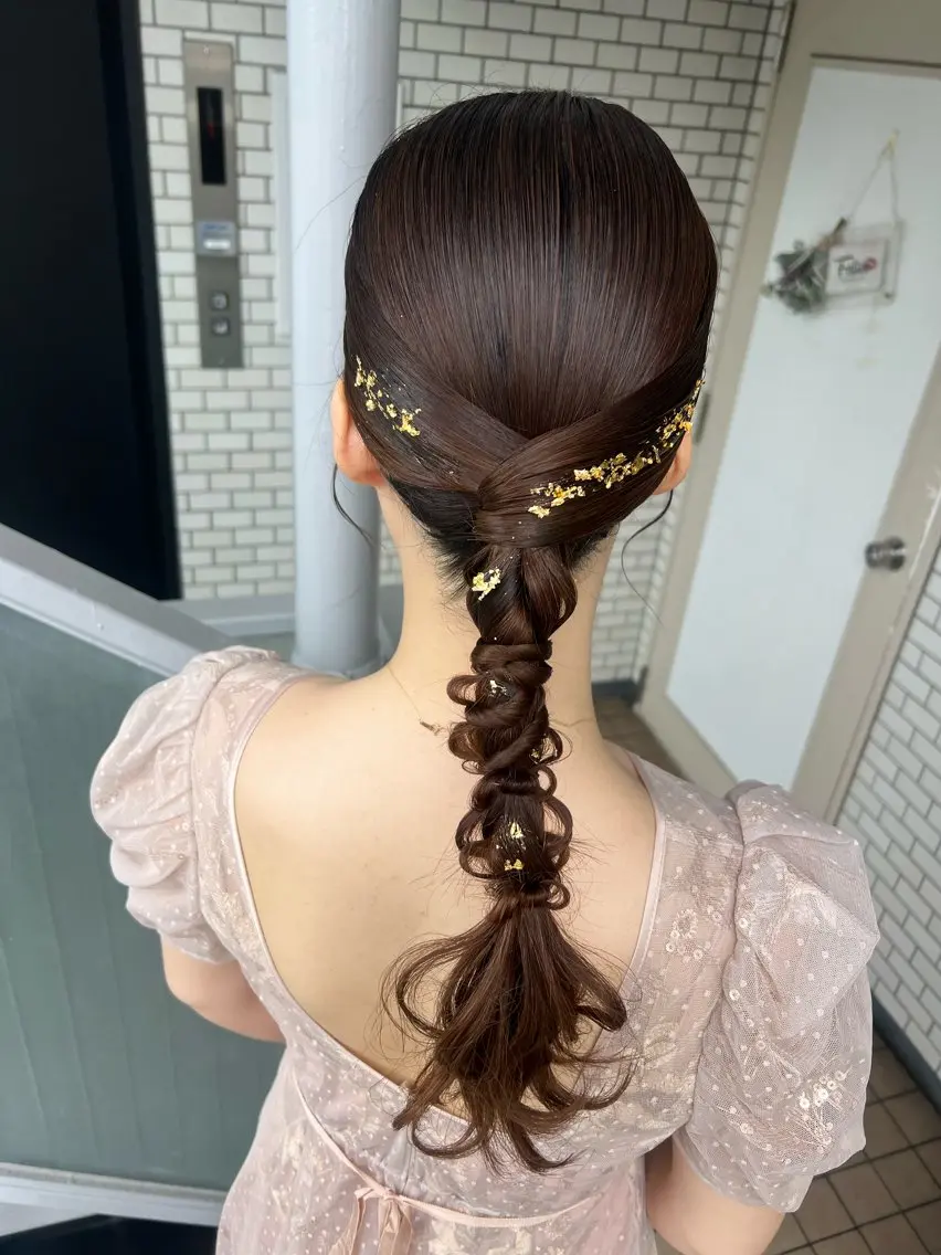 ヘアアレンジ ヘアセット 大人可愛いヘアメイク 💋🧚‍♀️しずかのヘアスタイル