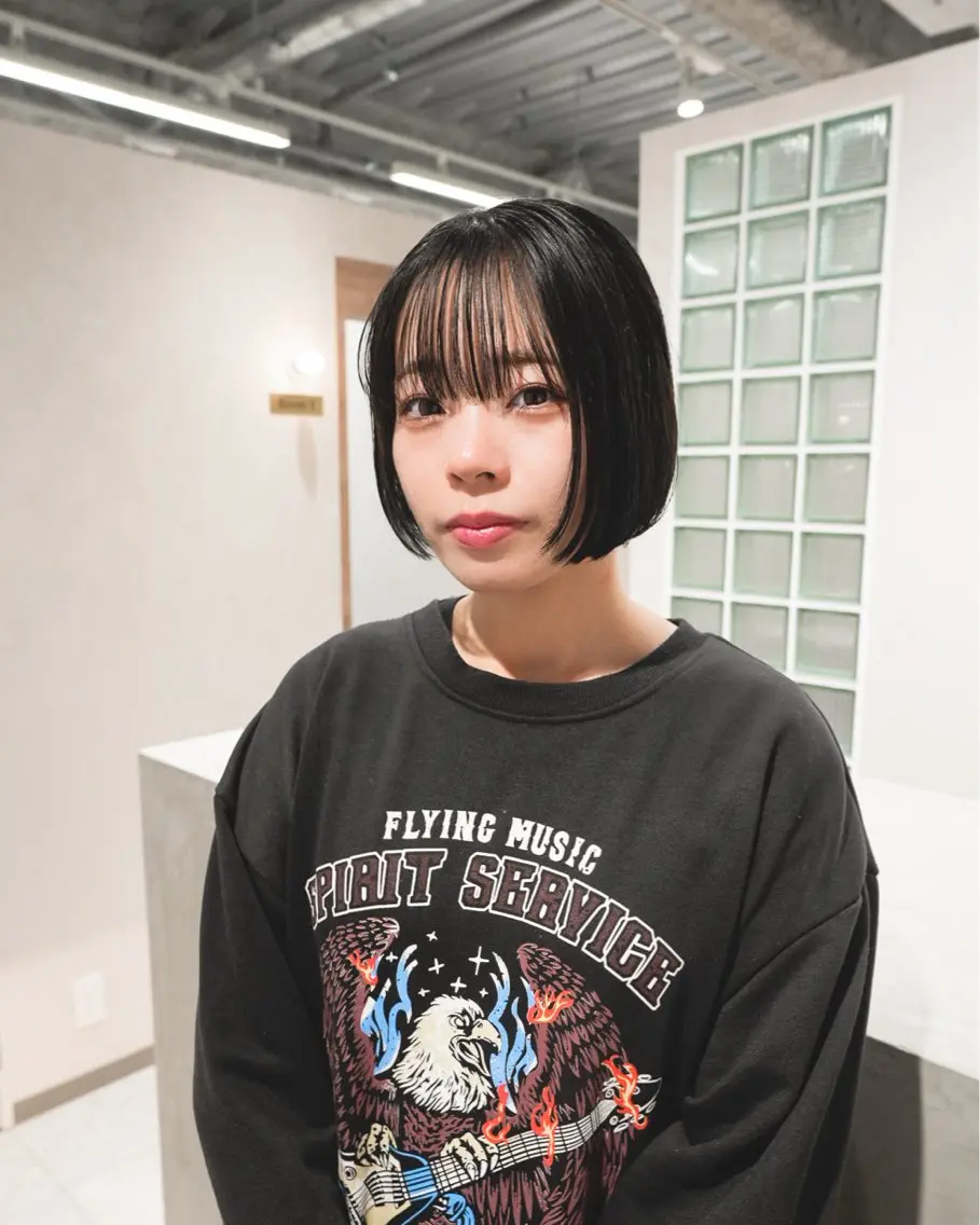 ショート ショートボブ ボブ ショートヘア カット トリートメント 鈴木/ボブ/ ミルクティー/ピンクのヘアスタイル