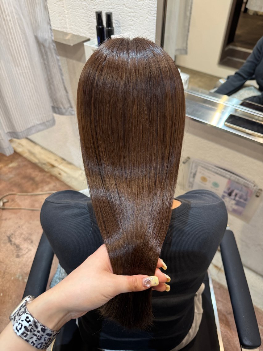 ロング カラー ヘアカラー 本田 実可子のヘアスタイル