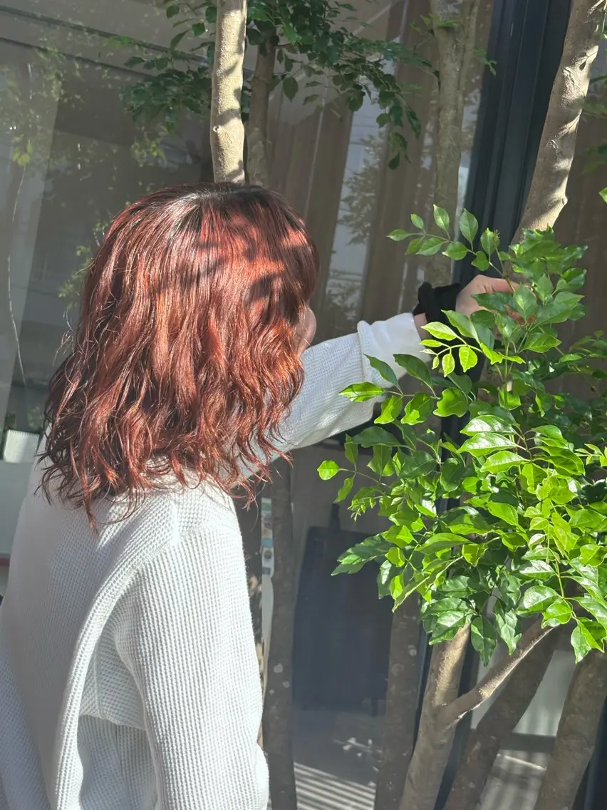 ミディアム 都築 さくらのヘアスタイル