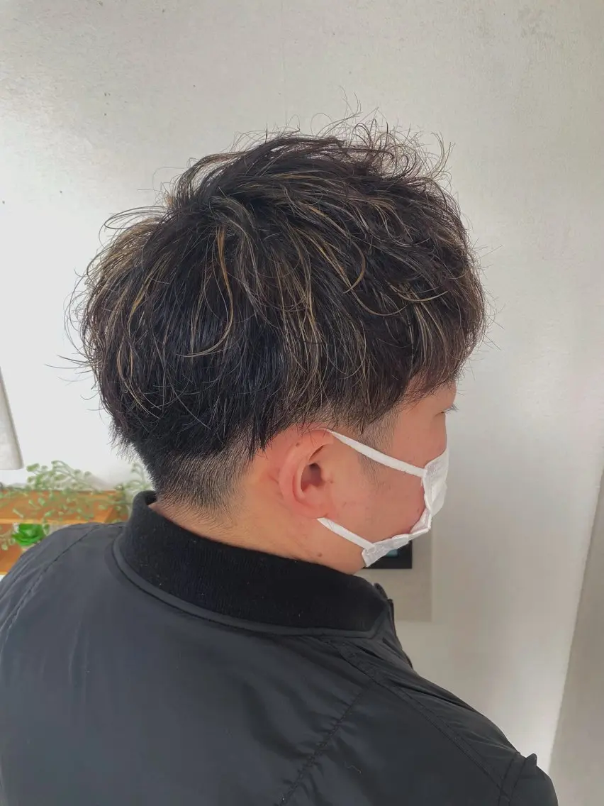 カラー メンズ ヘアカラー ACCUEILLIR 🦍溝口廉🦍のヘアスタイル