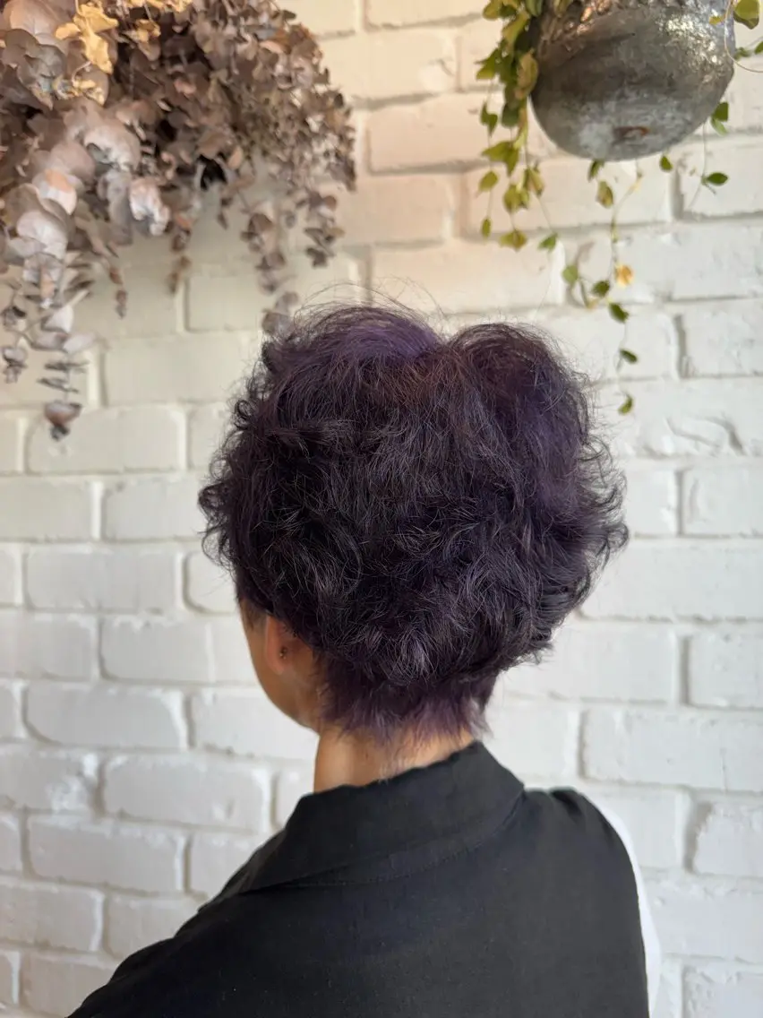 ショート ヘアカラー ヘッドスパ 切りっぱなしカット/ 韓国風/セイナ🪽のヘアスタイル