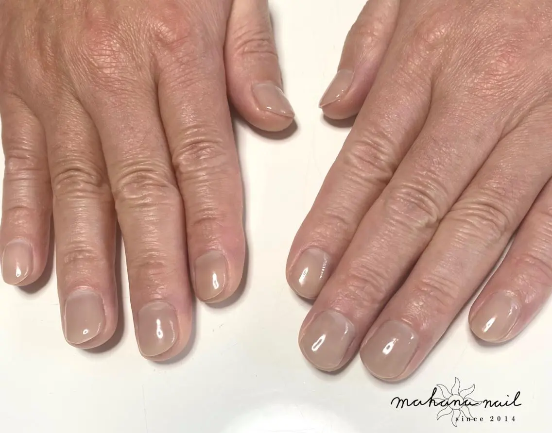 ネイル ワンカラーネイル mahana nailのネイルデザイン