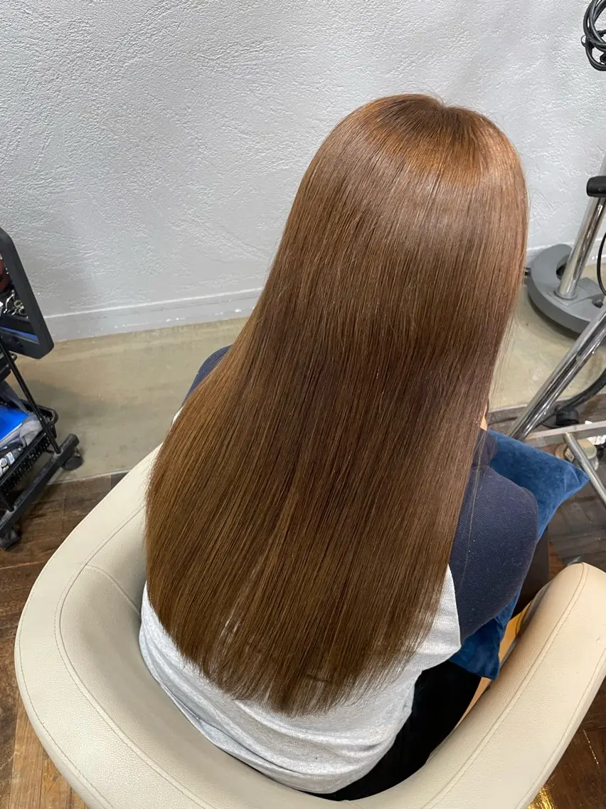 ロング カット ヘアカラー <髪質改善>河野 🍑AVANCE.のヘアスタイル