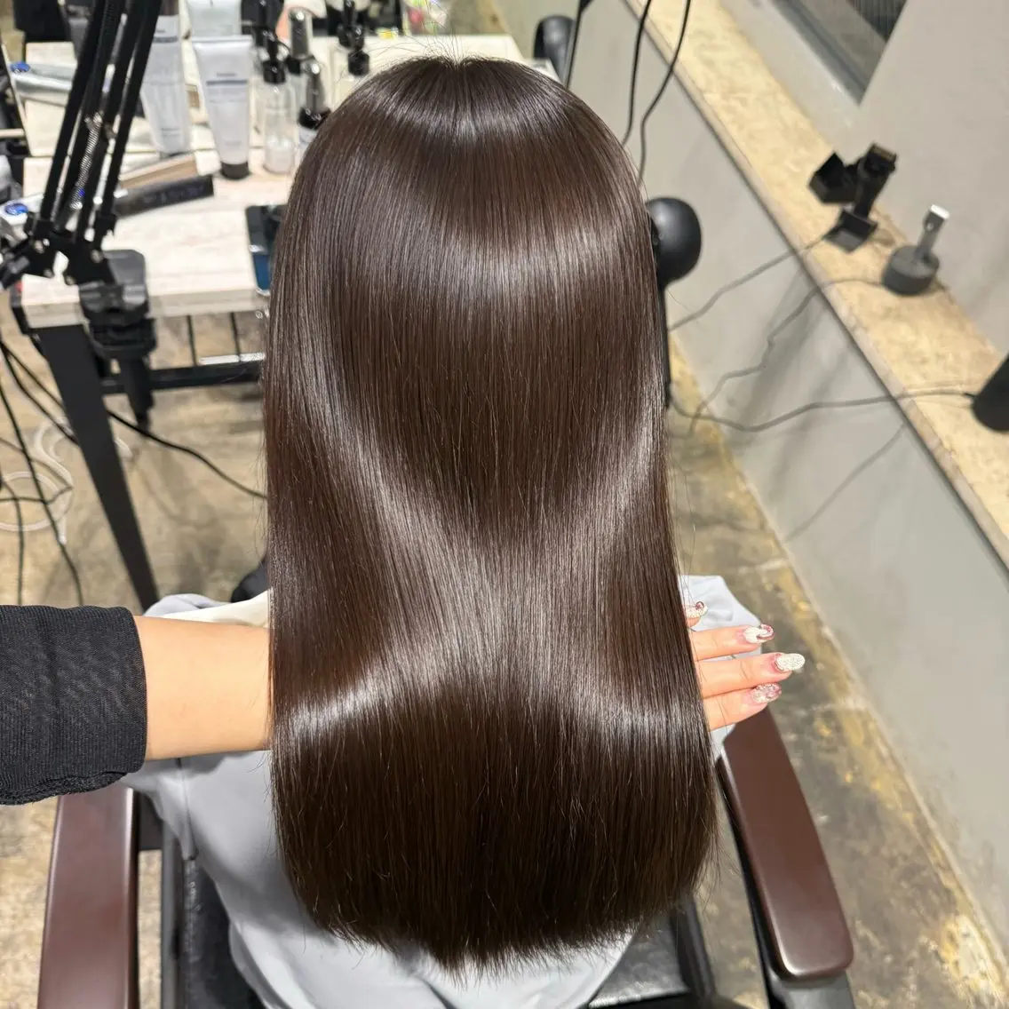 🩵ミニモ限定🩵 美髪矯正+似合わせカット+トリートメント    ‪‪🤍の写真