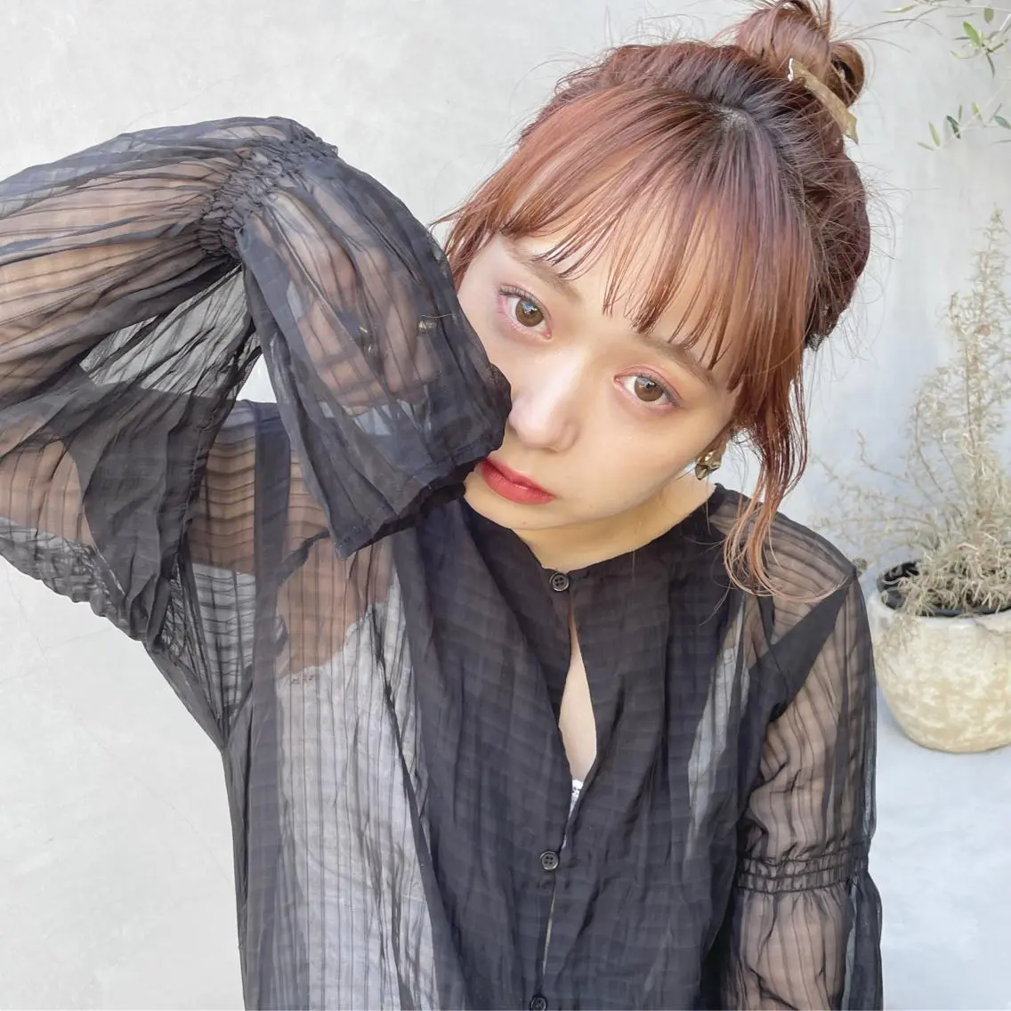 ミディアム カラー 🫧透明感ヘア🫧 🧸竹花　彩希🧸のヘアスタイル