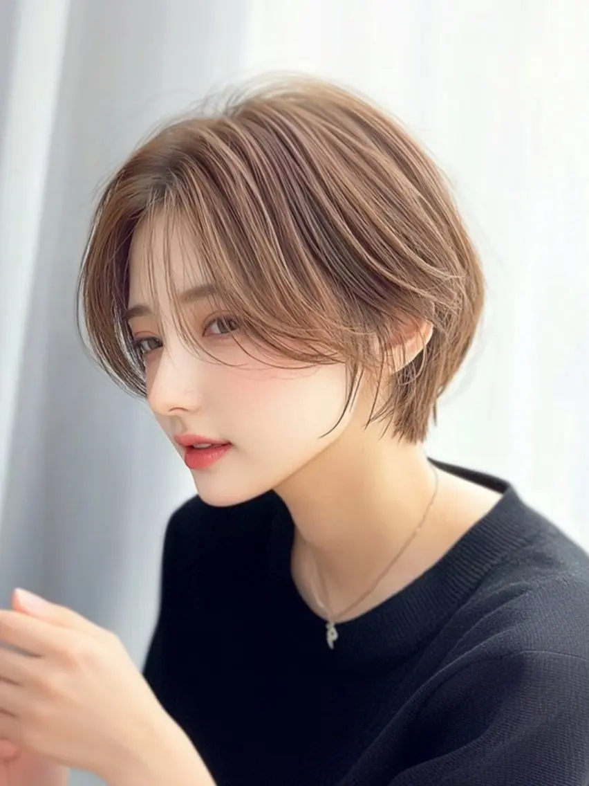 ショート よしずみ れいなのヘアスタイル