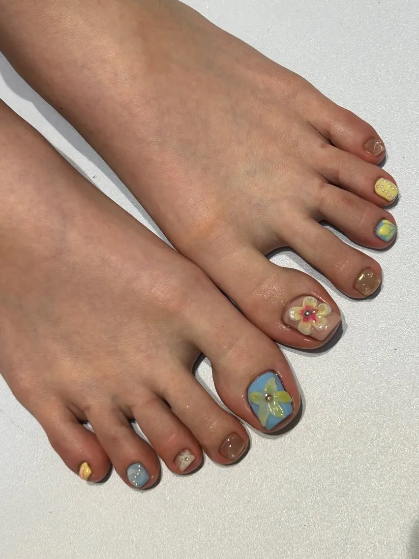 ネイル フットネイル nail Cocoquineのネイルデザイン