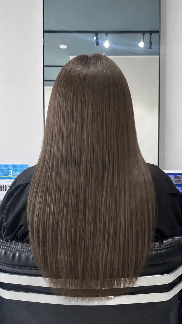 ロング ヘアカラー トリートメント 海老名駅🫧トレンド カラー🫧橋本小雪のヘアスタイル