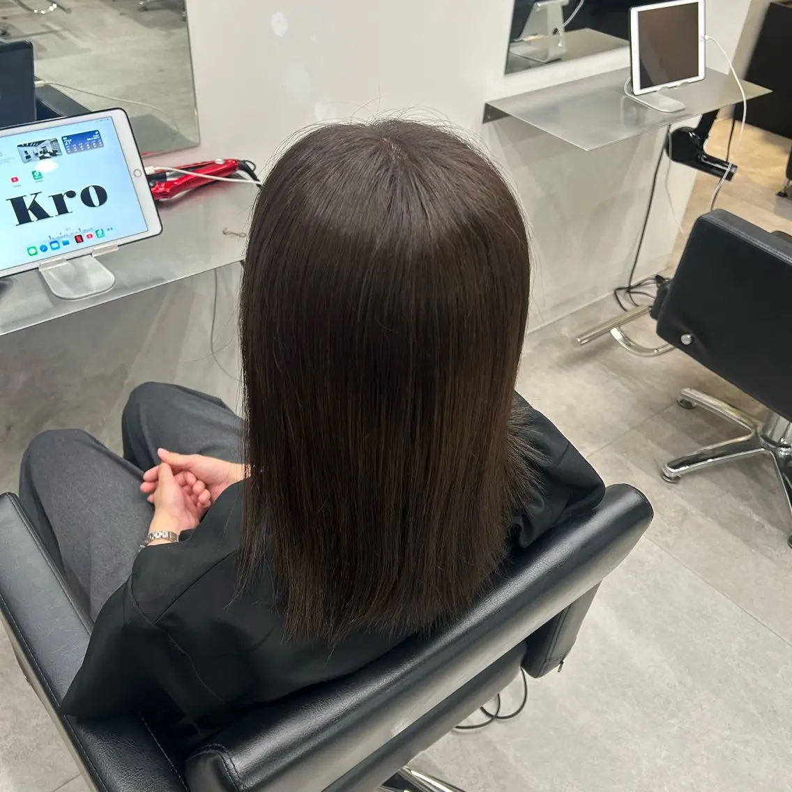ミディアム ヘアカラー AKANE✩.*˚ Kroのヘアスタイル