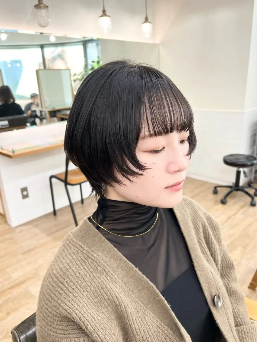 ショート ショートヘア ウルフカット カット パーマ/ハイライト 💙鶴岡 愛💙のヘアスタイル