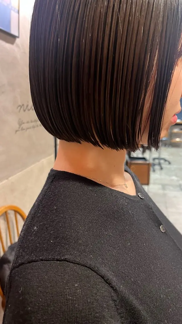 ショート くるみ🩰/ボブ レイヤー/暖色カラーのヘアスタイル