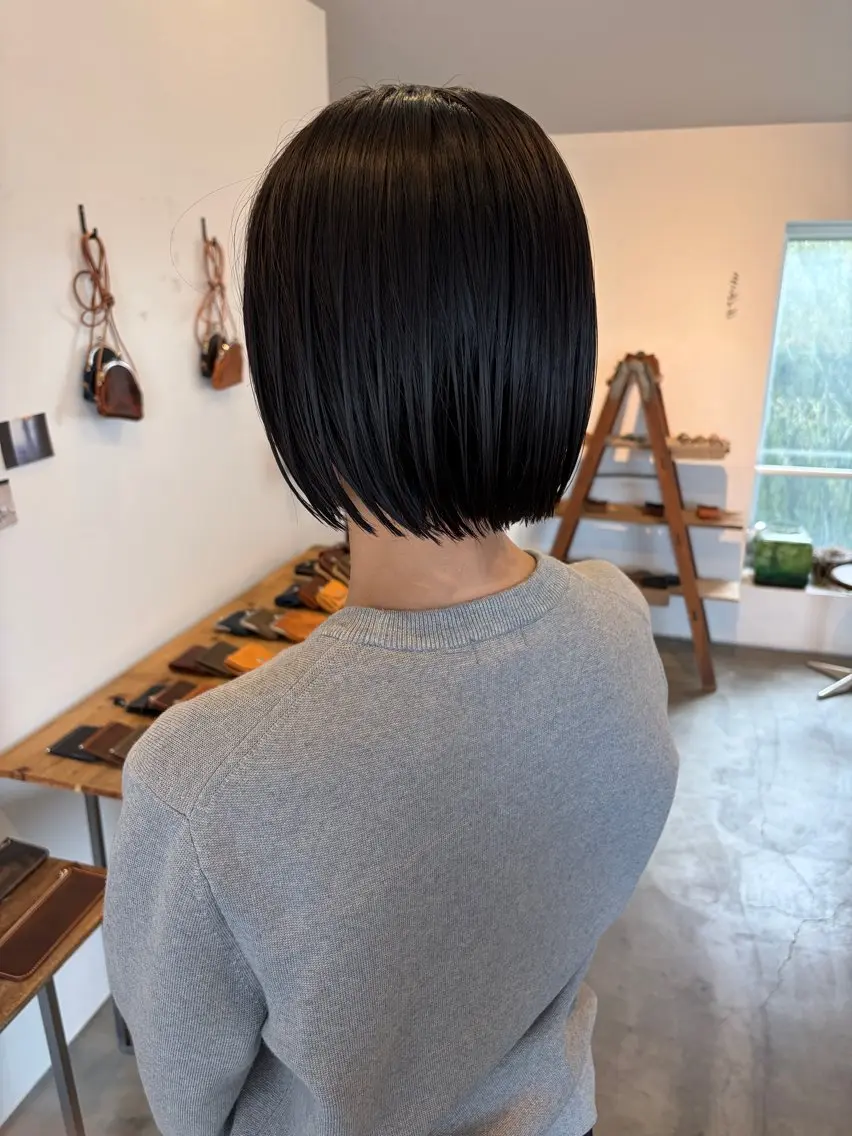 ショート ボブ 佐藤 旭のヘアスタイル