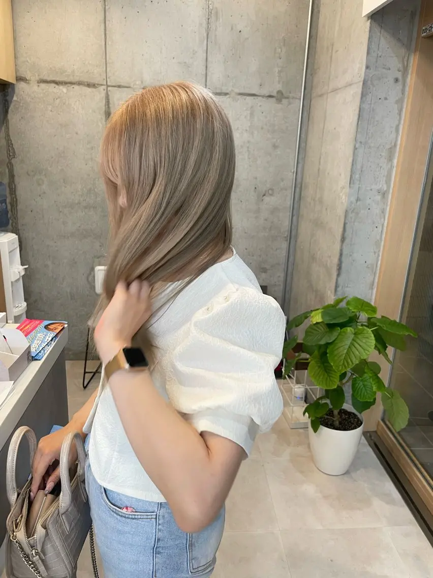 ロング ヘアカラー ami Norl 国分寺のヘアスタイル