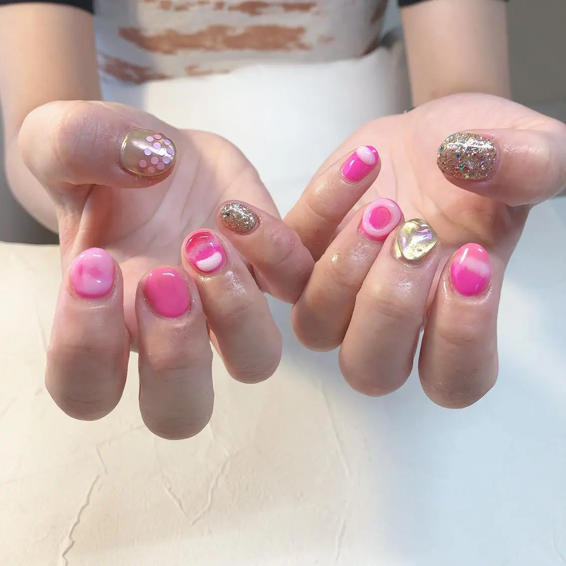 ネイル 持ち込み ハンドネイル nails 🎀meのネイルデザイン