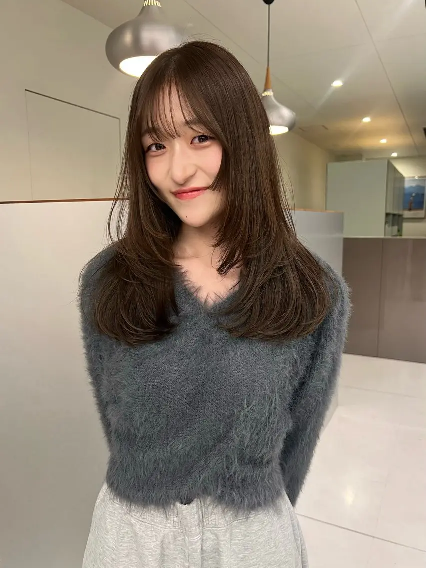 カット＋イルミナカラー＋色もちトリートメント✂️🩵の写真