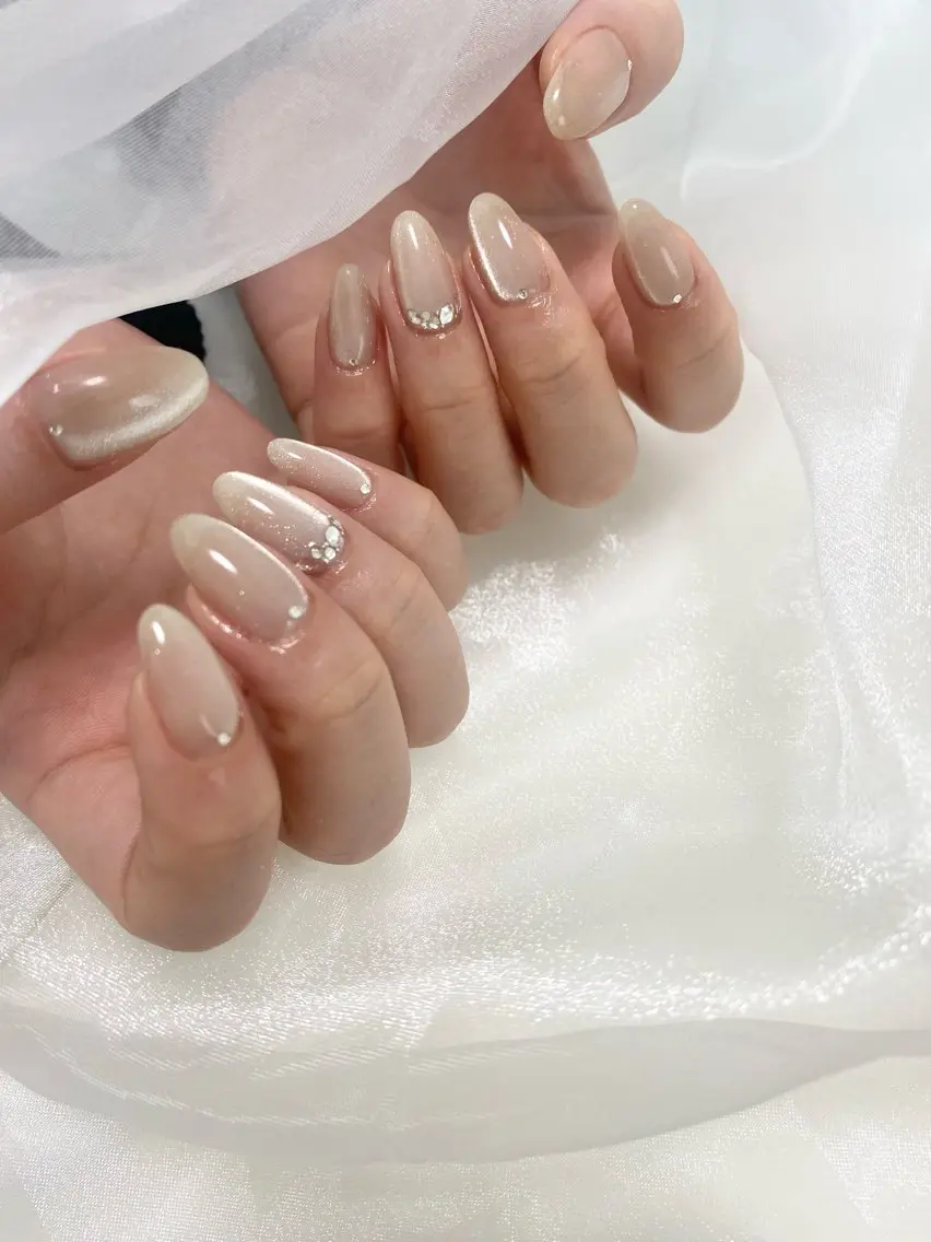 ネイル ストーンネイル ハンドネイル nail salon miRANのネイルデザイン