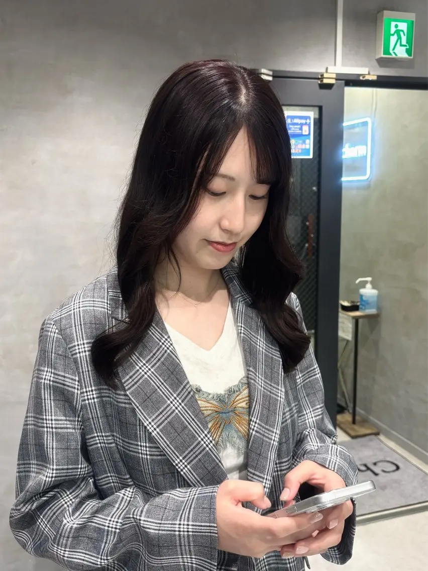 ロング カラー ブラウンカラー チョコレートブラウン ヘアカラー トリートメント 🤍艶モテカラー♡ ブラウン🤍Rimiのヘアスタイル