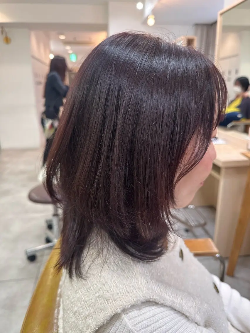 《ヘッドスパ》とろける癒しのはちみつ炭酸spa(30分)+カット+カラーの写真