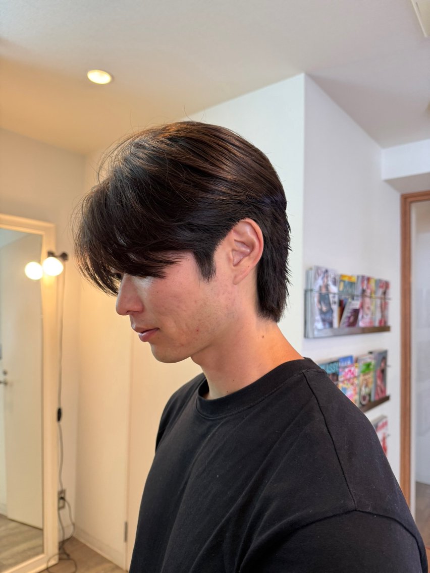 メンズ 刈り上げ 浜田 美来のヘアスタイル